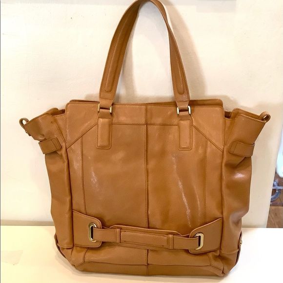 Kooba Handbags - Kooba Leather Shoulder Bag EUC Tan